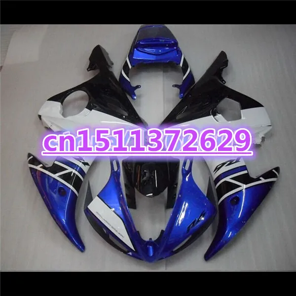 

Bo 100%NEW ABS Fairing bodywork for YZF R6 2003 2004 2005 YZF-R6 03 04 05 blue white black YZFR6 600 03-05 fairing kit