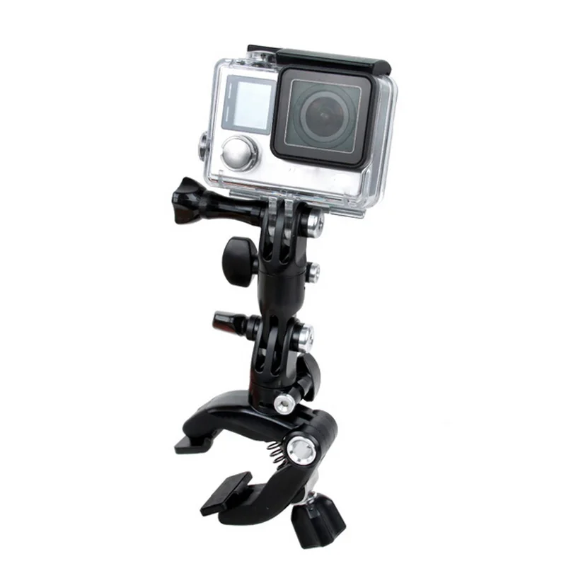 Gray Регулируемый инструмент музыка монтажное крепление для GoPro Hero 5 3 4 SJCAM Yi 4 k H9 Камера Go Pro Гитары Барабаны Mic стоит держатель - Цвет: Gray