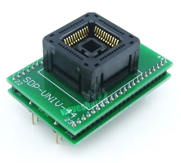 1 27 мм Шаг PLCC44 К DIP44 Yamaichi IC программируемая розетка адаптер для посылка