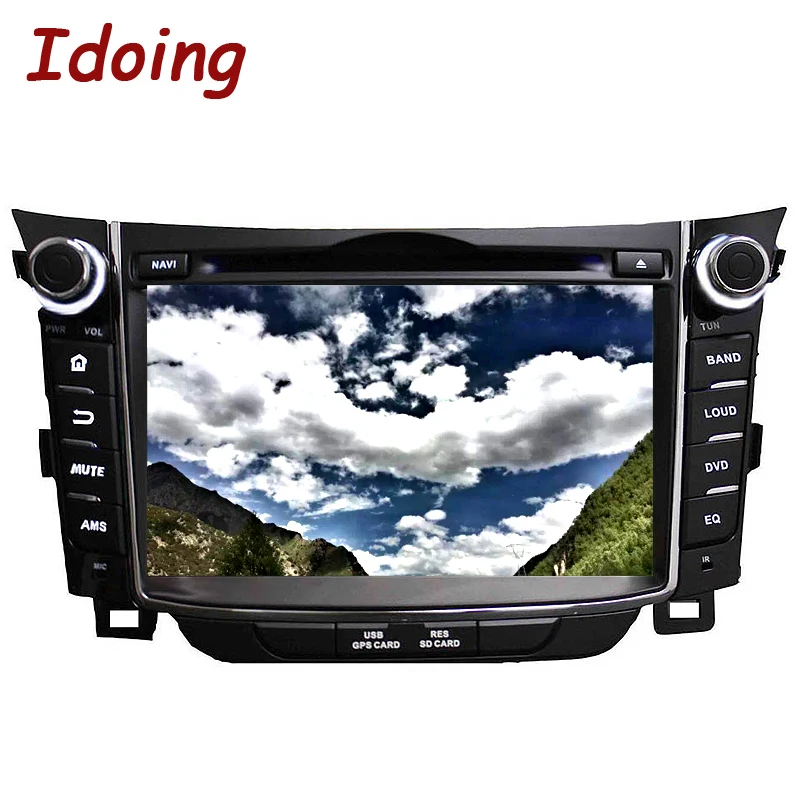 Автомагнитола Idoing мультимедийный плеер на Android 8 0 с 7 &quotэкраном GPS Bluetooth Wi Fi 4 Гб ОЗУ