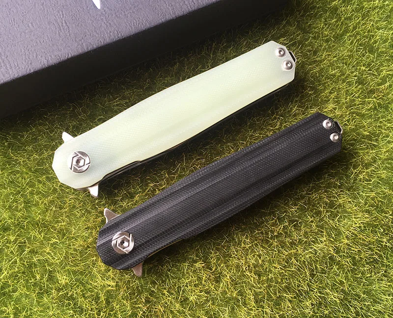 CH3505-G10 High Quality Flipper folding knife D2 blade G10 handle Outdoor camping hunting pocke fruit knives EDC tools Survival |