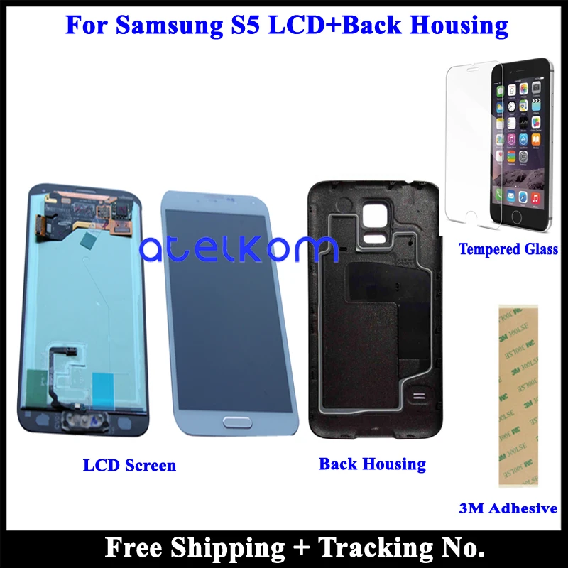 100% протестированный ЖК дисплей Super AMOLED для SAMSUNG S5 G900 G900F Samsung экран с сенсорным