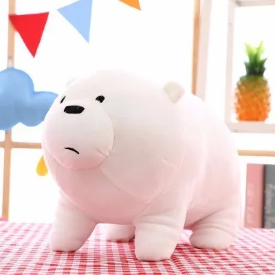 F 30/40/50 см Kawaii Свинья Плюшевые игрушки Носки с рисунком медведя из мультика мягкие гризли серый белый медведь кукла панды игрушка для детей подарок на день рождения для малышей - Цвет: F