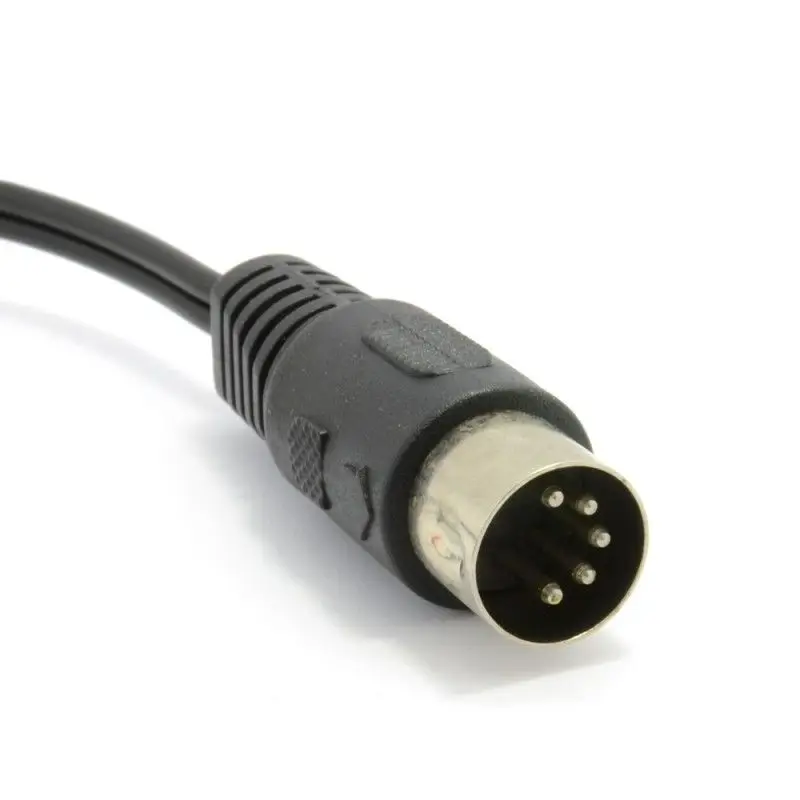 5 Pin штекер Din 2 x RCA Phono Вилки аудио кабель| |