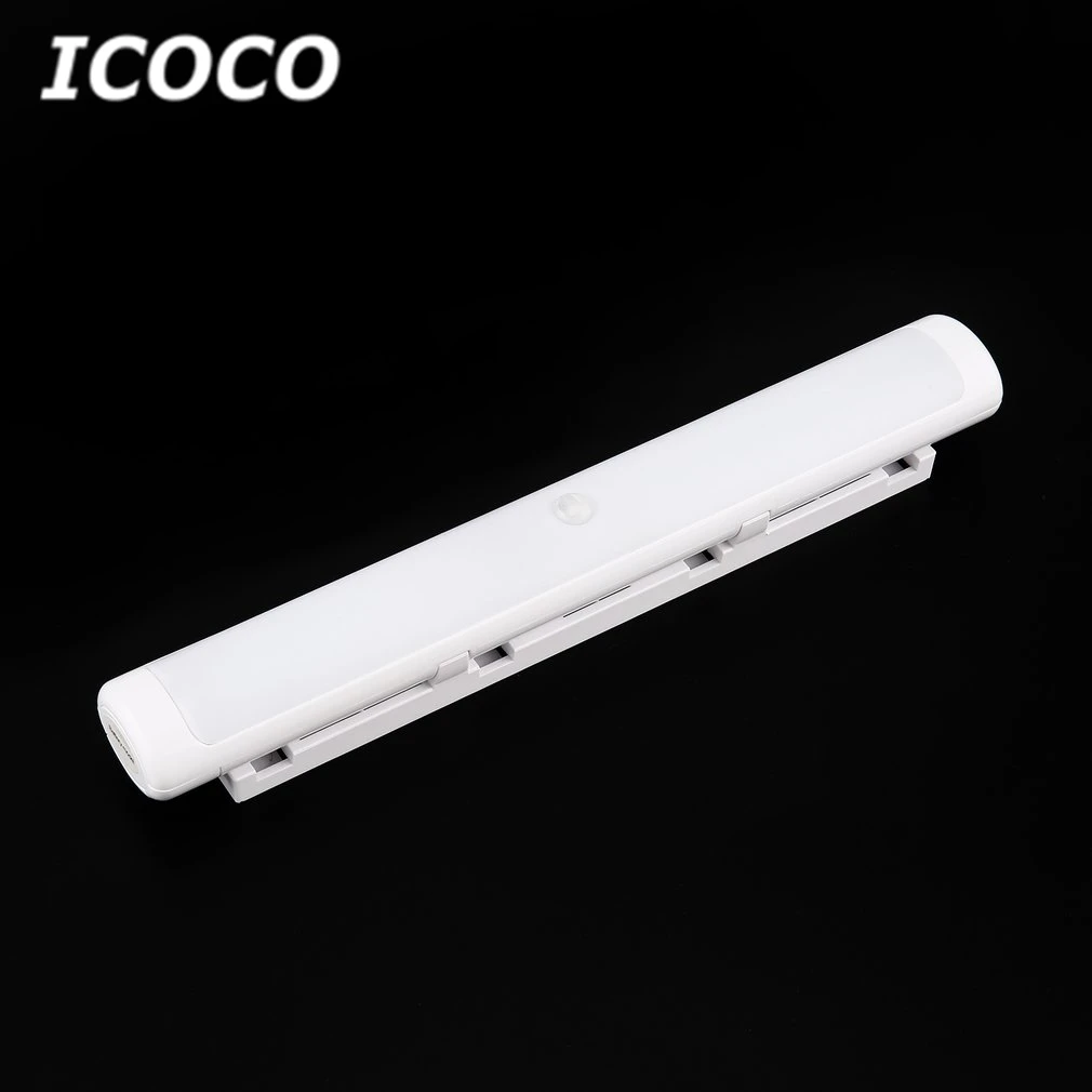 ICOCO 1pcs PIR Sensor Human Body Sensing LED Night Light Bar Support Auto Detection Function within 3-5m Drop Shipping Sale | Лампы и