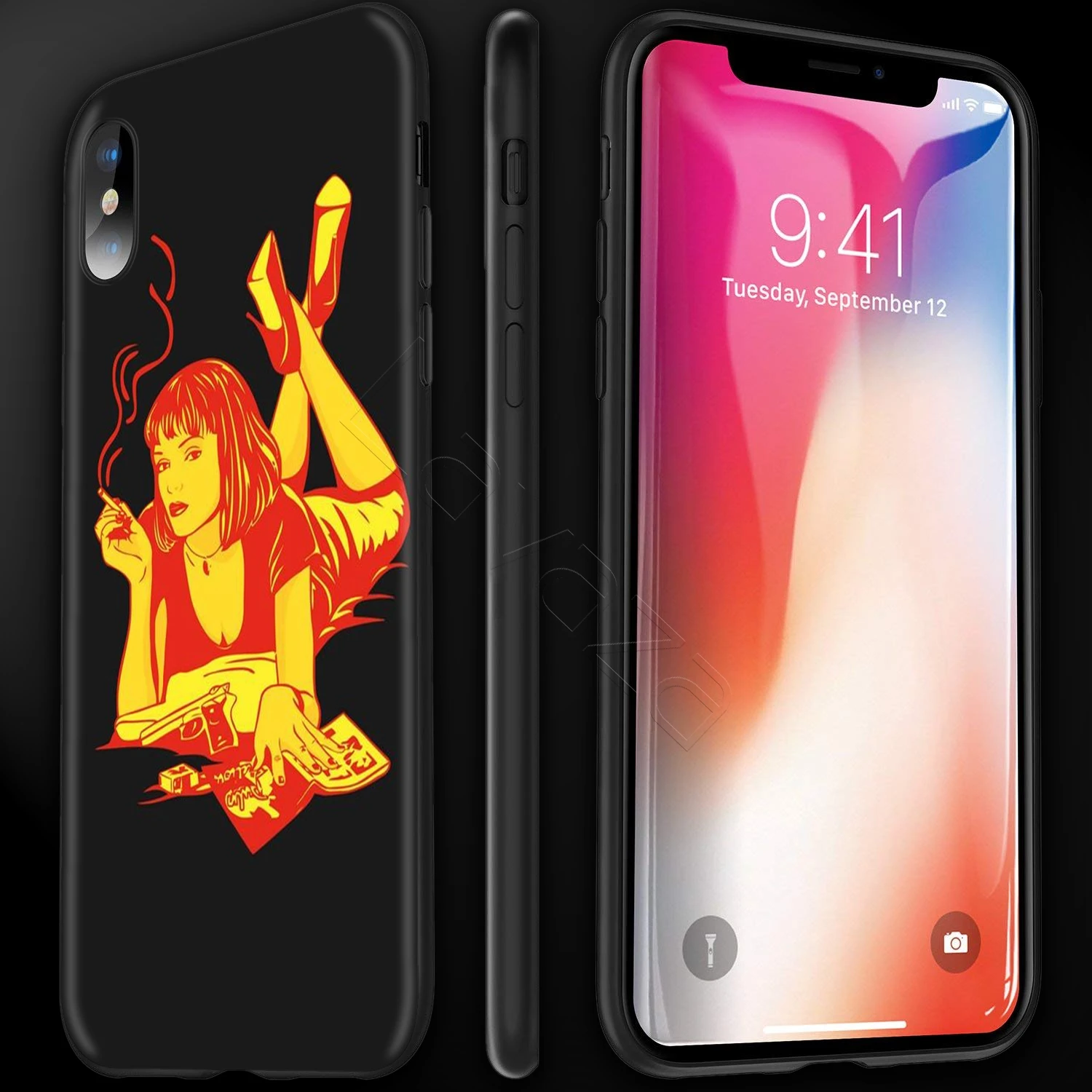 Чехол Lavaza Whatever Pulp ficmia для iPhone 12 mini 11 Pro XS Max XR X 8 7 6 6S Plus 5 5s se | Мобильные телефоны и