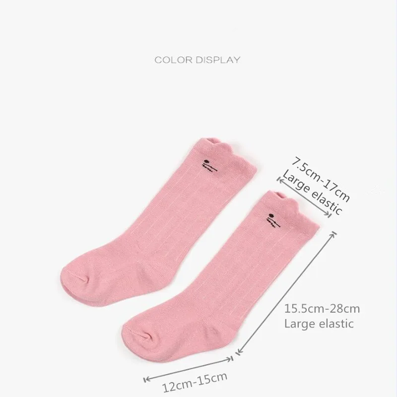 От 0 до 3 лет Нескользящие гольфы для новорожденных носки маленьких девочек гетры