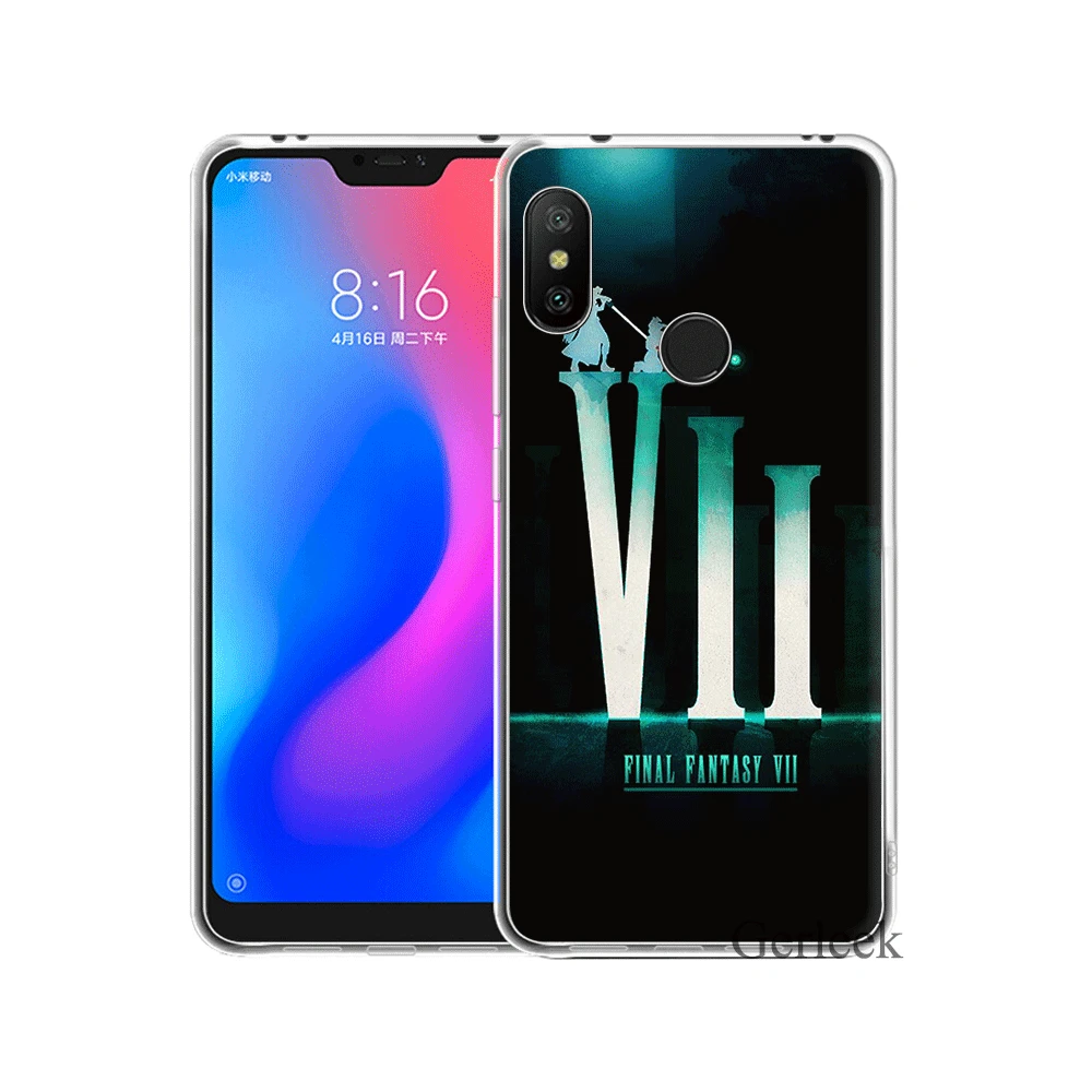 Чехол для телефона Final Fantasy VII FF7 Xiaomi Mi 5 5S 6 8 SE A1 A2 5X 6X Lite Mix 2S F1 Shell|Чехлы-накладки| |