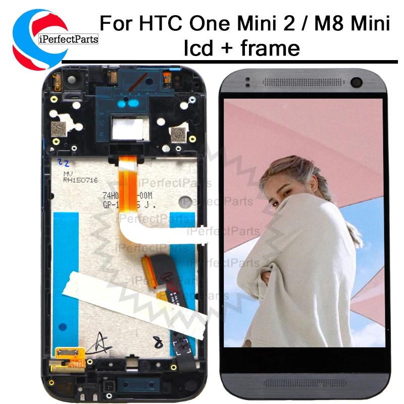 ЖК дисплей 4 5 дюйма для HTC One Mini 2 сенсорный экран с рамкой 1920x1080 M8 дигитайзер в
