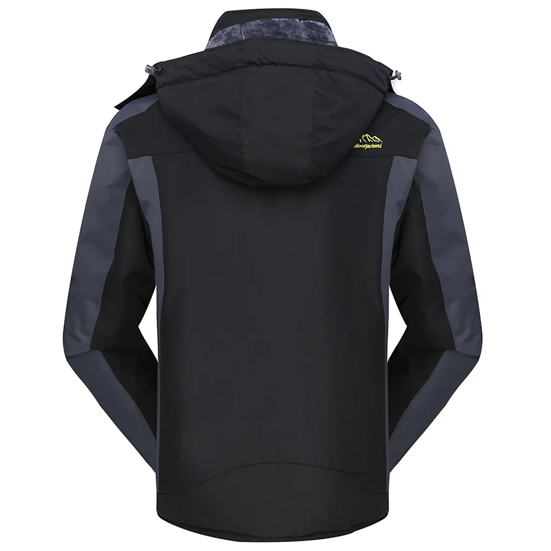 Мужская зимняя водонепроницаемая куртка Befusy 9XL 2019 из флиса уличное Спортивное