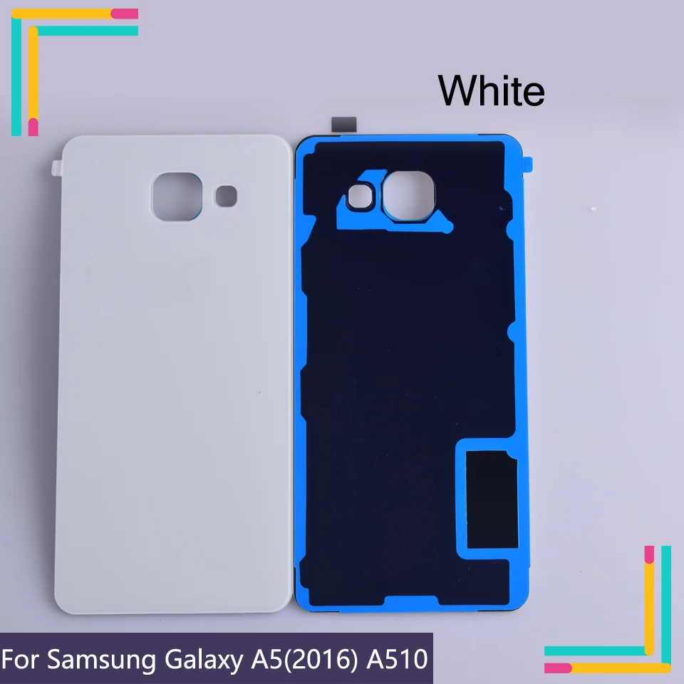 Задняя дверь корпус для Samsung A5 2016 Galaxy A510 A510F A5100 задняя крышка батарейный Корпус 3D