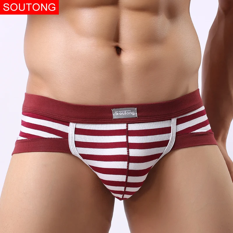 Бренд Soutong сексуальные мужские плавки нижнее белье Ropa Interior Hombre трусы Cuecas Sous Vetement