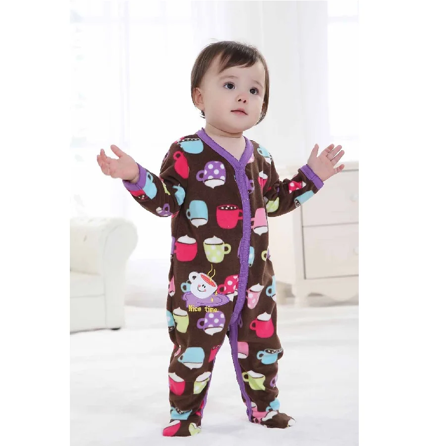 

Newest Baby Rompers foot Baby girl clothes jumpsuit velvet Baby Pajamas Romper One-piece Clothes baby boy clothes ropa bebe