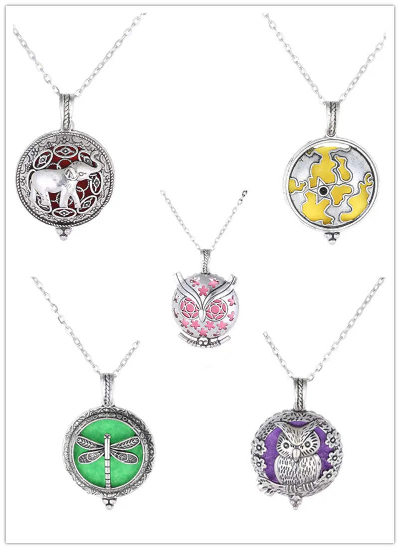 5 шт. Смешанная Сова птица дерево слоновая Медь Античный серебряный аромат