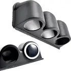 Поддержка EE Универсальный Автомобильный манометр Черный 2 дюйма 52 мм 3 с тремя отверстиями держатель приборной панели ABS автомобильные измерительные аксессуары горячие продажи