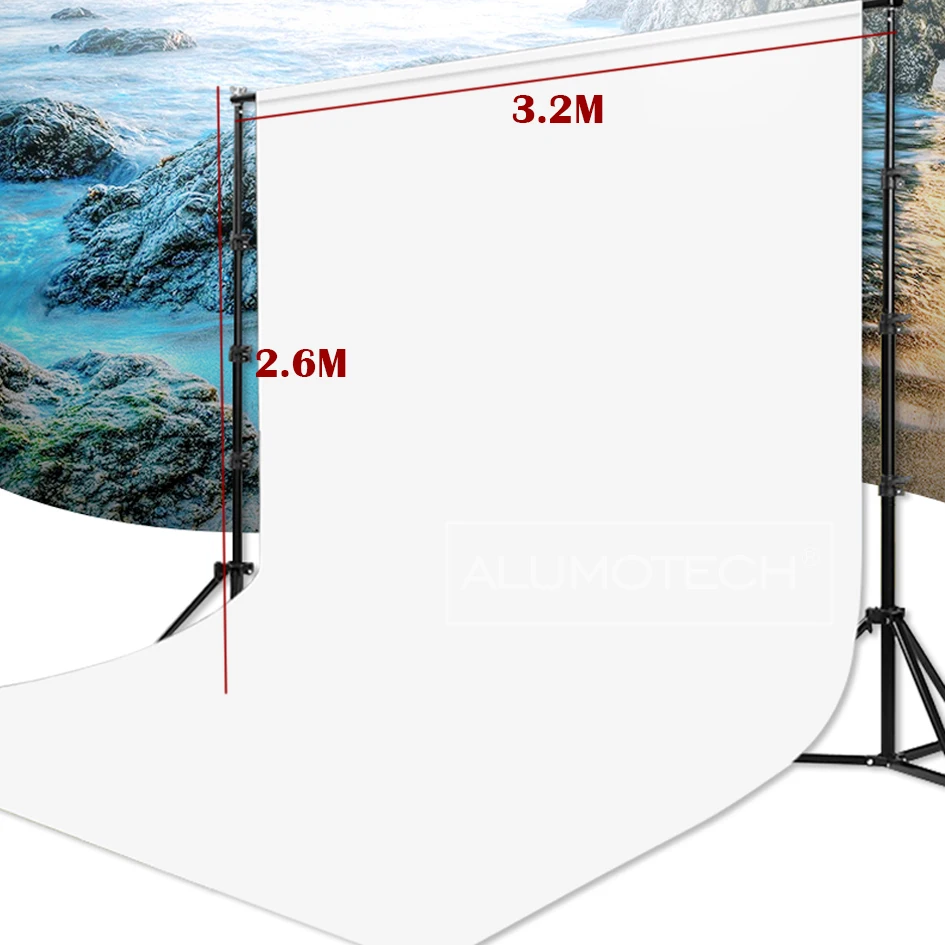 Фоновая система для профессиональной фотосъемки Alumotech 2 6 мх3 м/102 3 дюйма X126 +