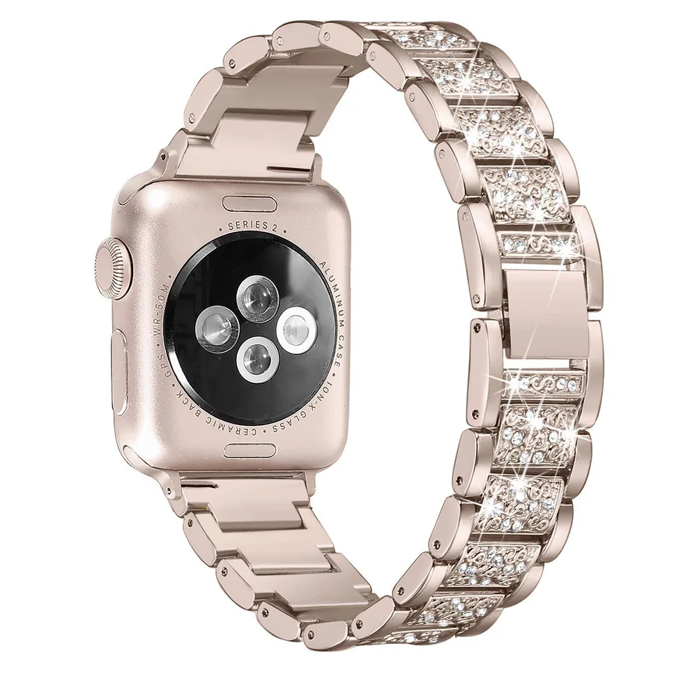 Браслет Joyozy из нержавеющей стали для Apple Watch 1, 2, 3, 38 мм, 42 мм, адаптер для iWatch серии 4/5, 40 мм, 44 мм