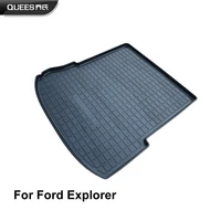QUEES Custom Fit Cargo Liner Boot Tray Trunk Floor Mat for Ford Explorer 5th Generation 2012 2013 2014 2015 2016 2017 2018 2019