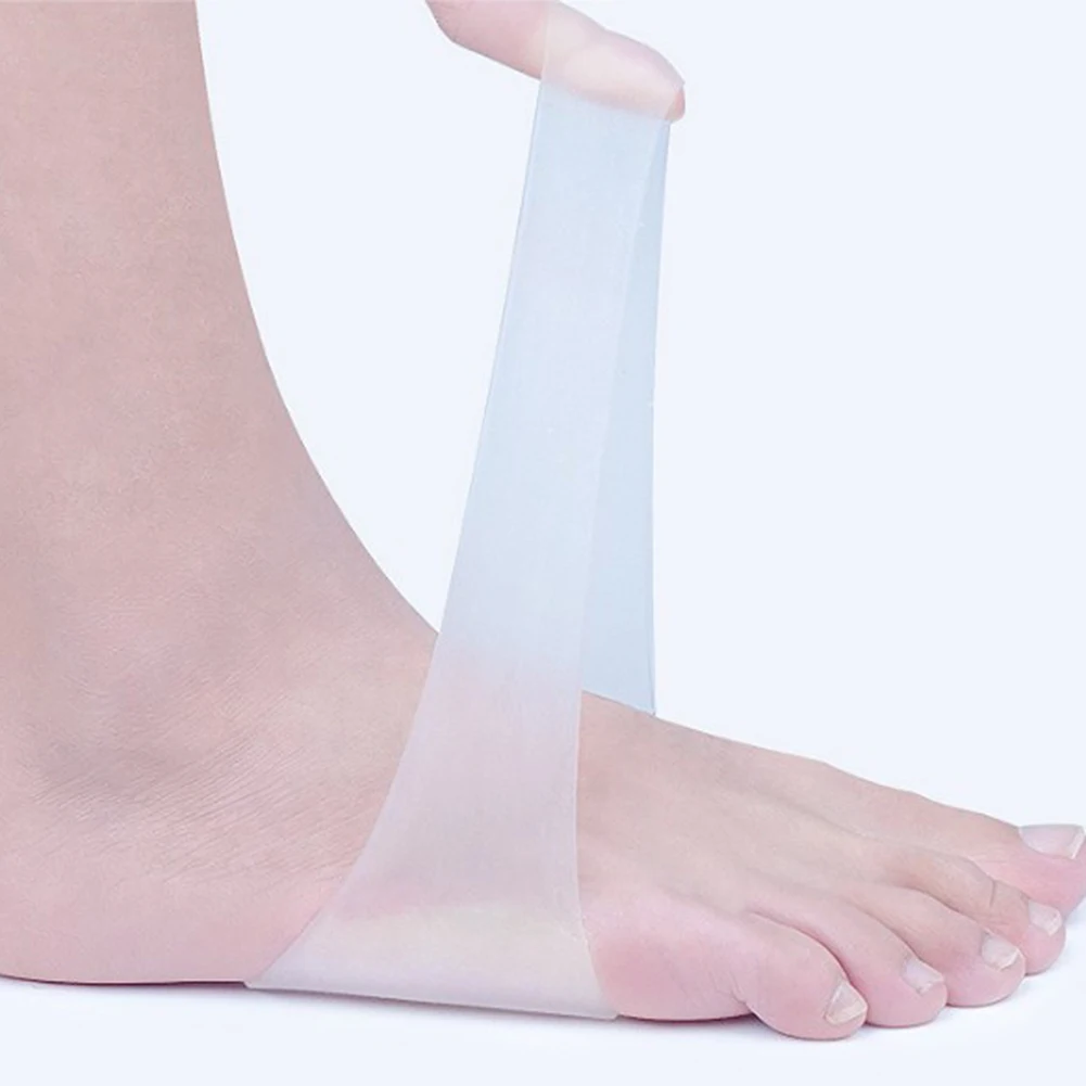 

1 pair Elastic Silica Gel High Arch Orthotics Bandage for Heel Foot Pain Relief Plantar Fasciitis Orthopedic Insoles