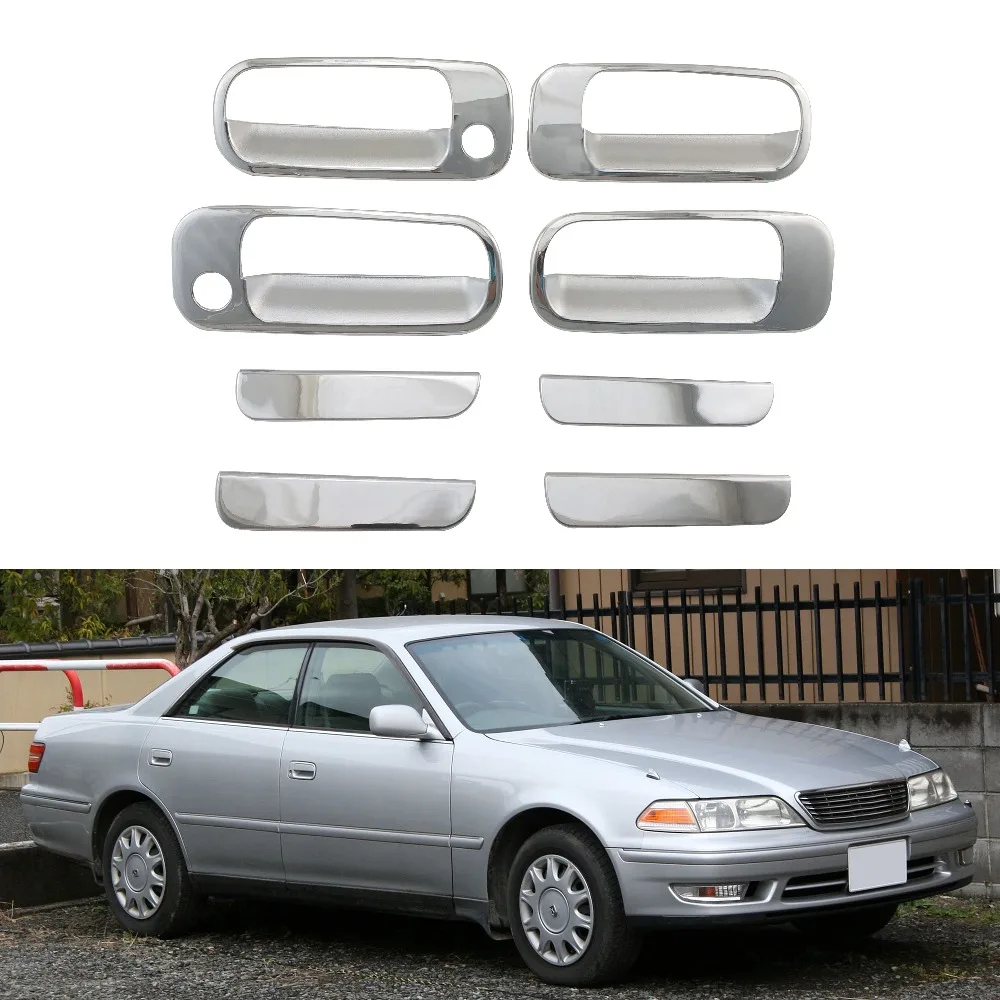 

For Toyota Mark II GX100 1996 1997 1998 1999 2000 of door handle bowl cover ABS Chrome Accessories Stickers Car Styling