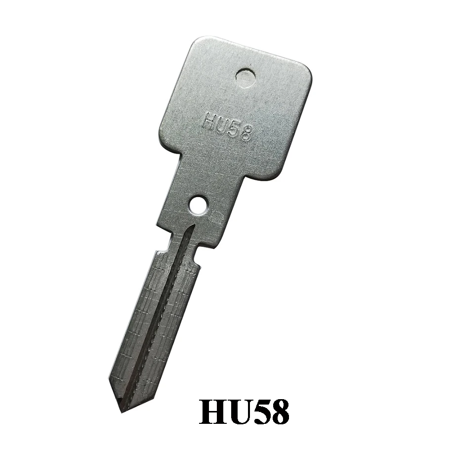 

10PCS/lot HU58 Lishi scale key plate with Engraved Line Shearing Teeth Blank Car Key Cutting Teeth Blade