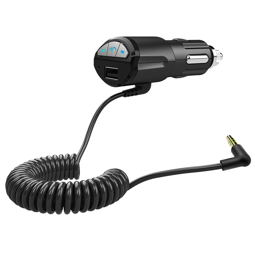 Автомобильный адаптер громкой связи Bluetooth 3 0 A2DP 5 мм AUX стерео аудио музыкальный