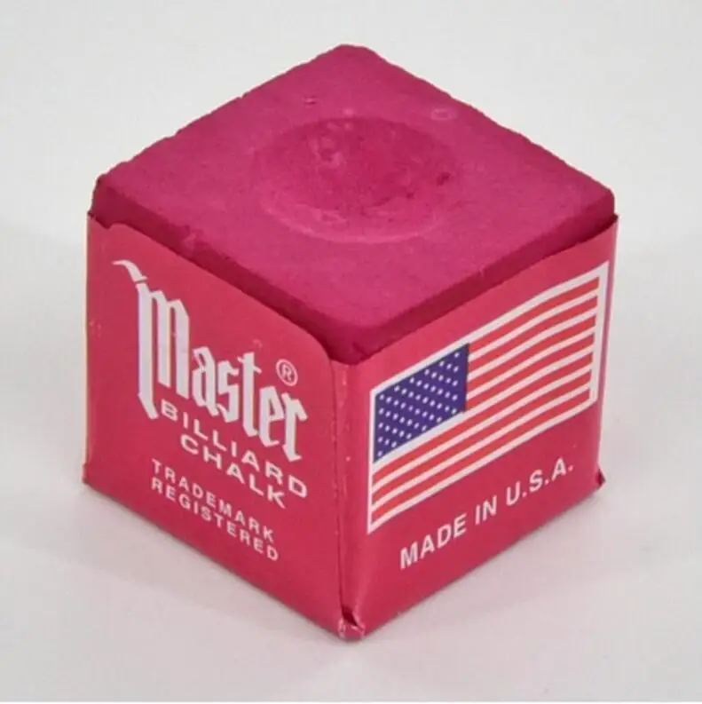 ROSE RED Американский Лось мастер олень Мел лося бассейн Кий наконечник Мел для бильярда черный 8 зеленый красный синий Мел Профессиональный мел - Цвет: ROSE RED