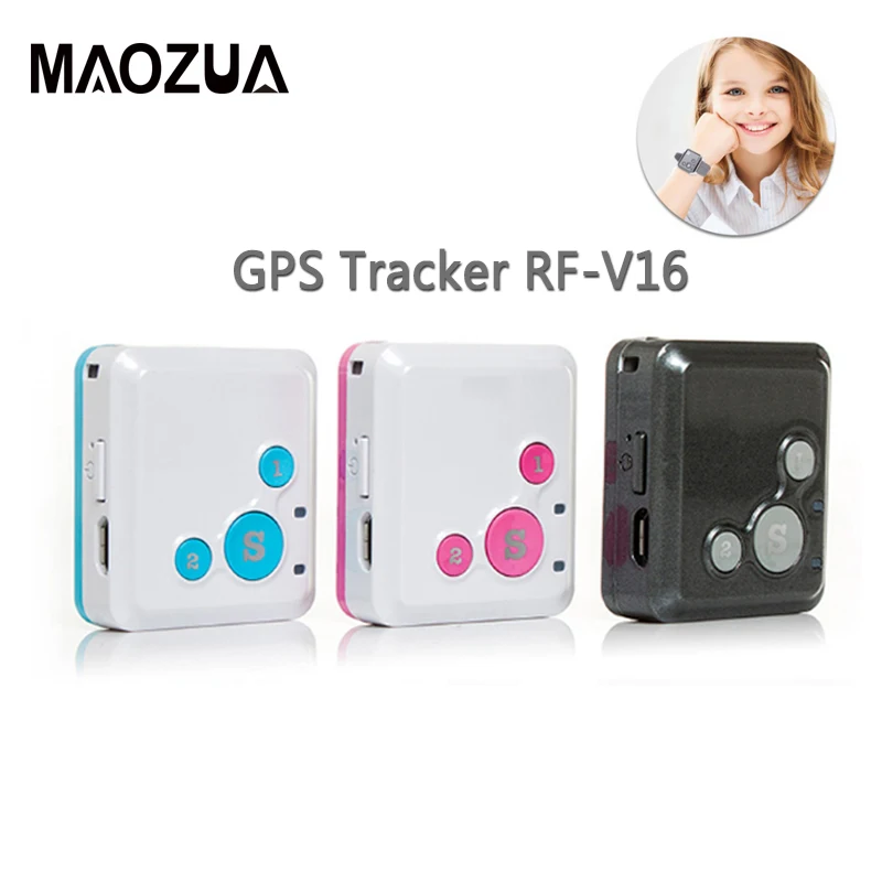 Мини gps трекер для детей RF V16 Бесконтактный 2G GSM GPS локатор 12 дней в режиме ожидания