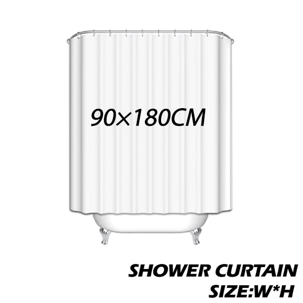 Curtain-90X180CM Раста девушка-декоративная ткань Душ Шторы(6" х 70" - Цвет: Curtain-90X180CM