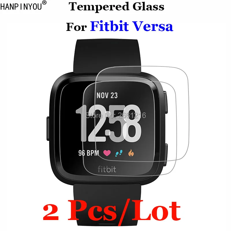 2 шт./лот для Fitbit Versa закаленное стекло 9H 2.5D Премиум Защитная пленка экрана умные