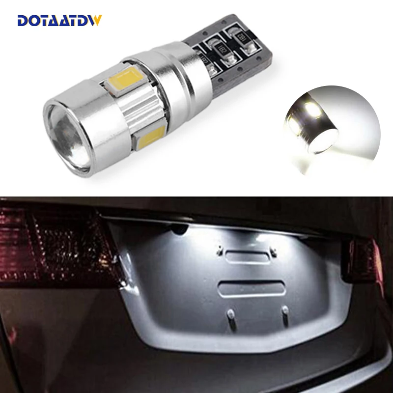 DOTAATDW 1x T10 W5W 168 192 Canbus светодиодный автомобильный номерной знак для Chevrolet Cruze Camaro