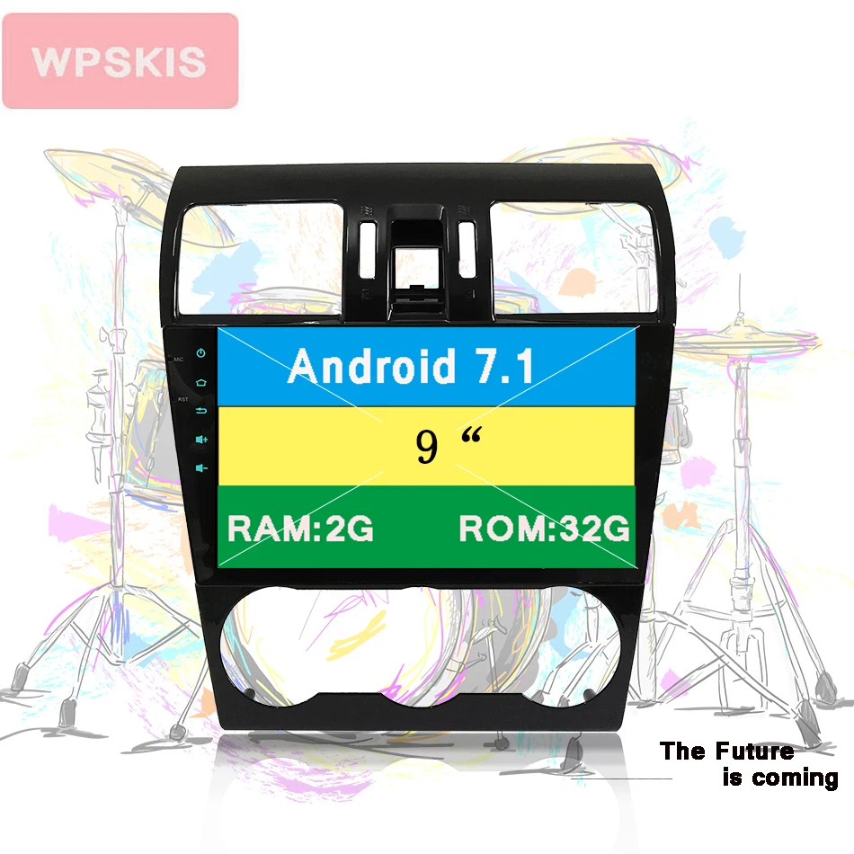 Автомобильный DVD Android 10 0 2 Гб ОЗУ сенсорный экран автомобильное стерео для Subaru WRX