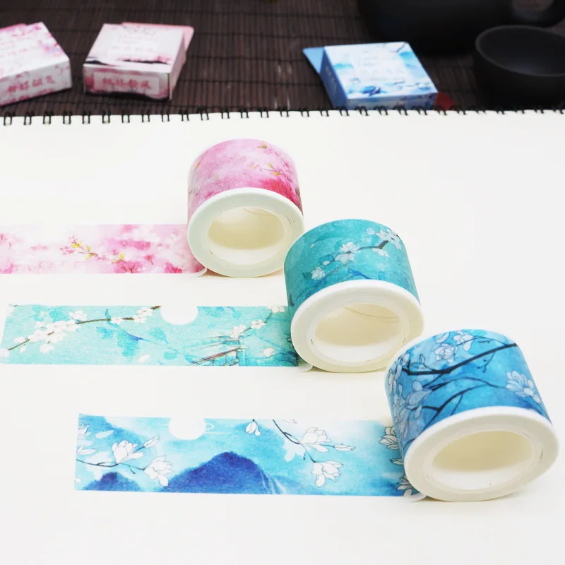 

Coloffice Korean stationery Personal antiquity and paper tape DIY photo album hand books washi tapes office Adhensive tape