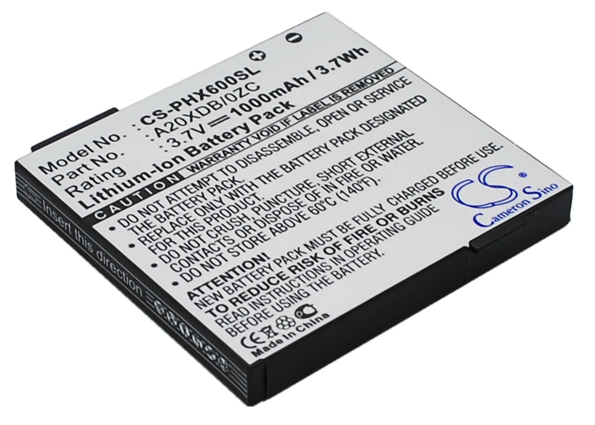 Аккумулятор Cameron Sino A20XDB/0ZC на 1000 мА · ч для Philips Xenium X600|cameron sino|battery forbatteries batteries |
