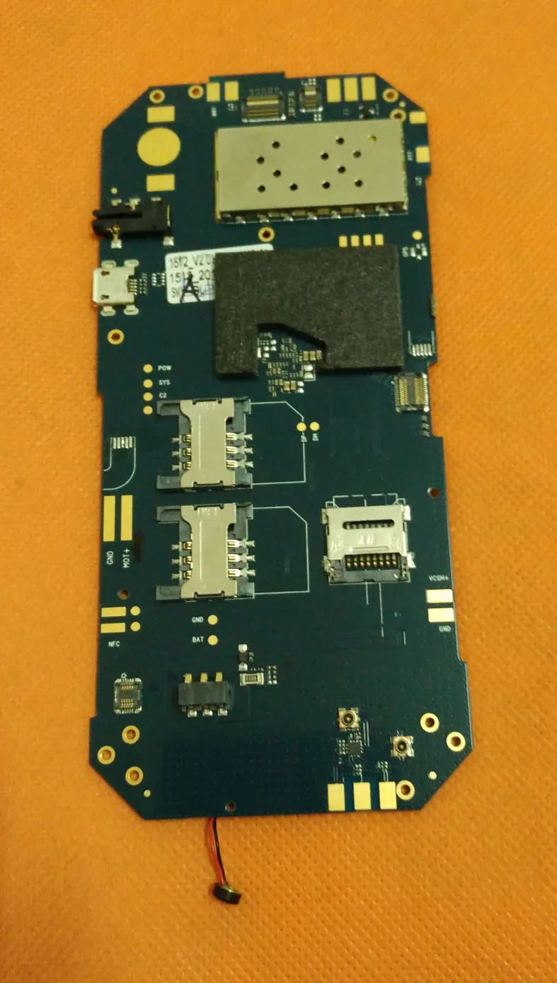 Оригинальная материнская плата 2 Гб ОЗУ + 16 ПЗУ для VCHOK M9 LTE IP68 MTK6735 четырехъядерный