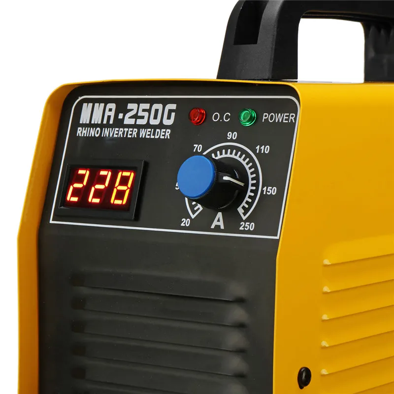 Inverter Arc Electric Welding Machine IGBT/MMA/ARC/ZX7 Welder for Working Digital Display 20-250A 25KVA IP21 | Инструменты
