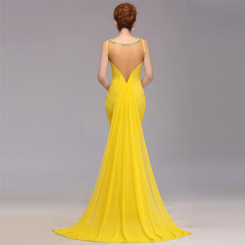 2016 Бесплатная доставка Кристалл Кружева вечернее Формальное длинное платье vestidos