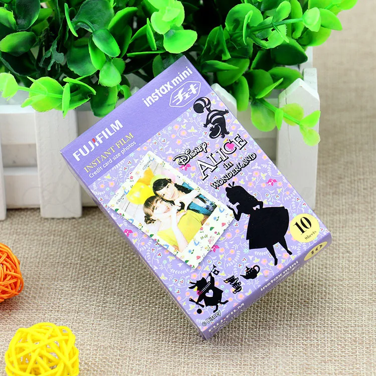 Подлинная Fuji Fujifilm Instax Mini 8 9 пленка Алиса фотобумага 10 листов для 7s 70 90 25 мгновенная