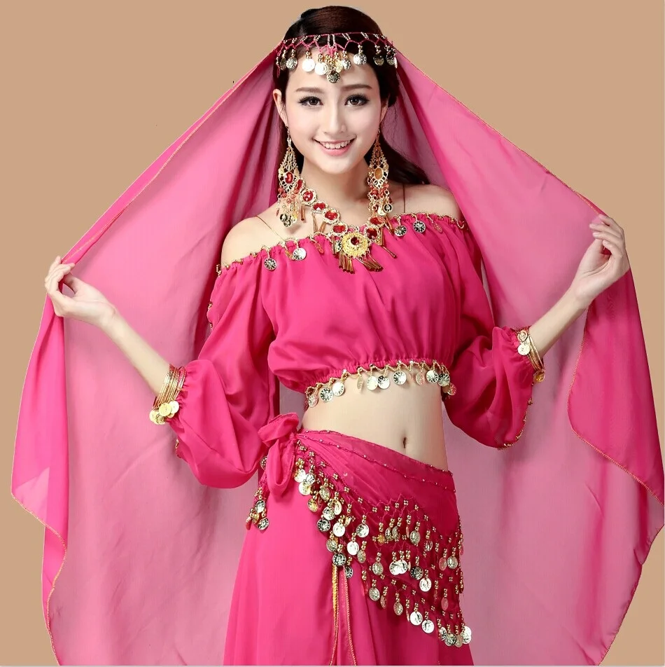 Набор костюма для танца живота bellydance 2017 профессиональные Костюмы Болливуда
