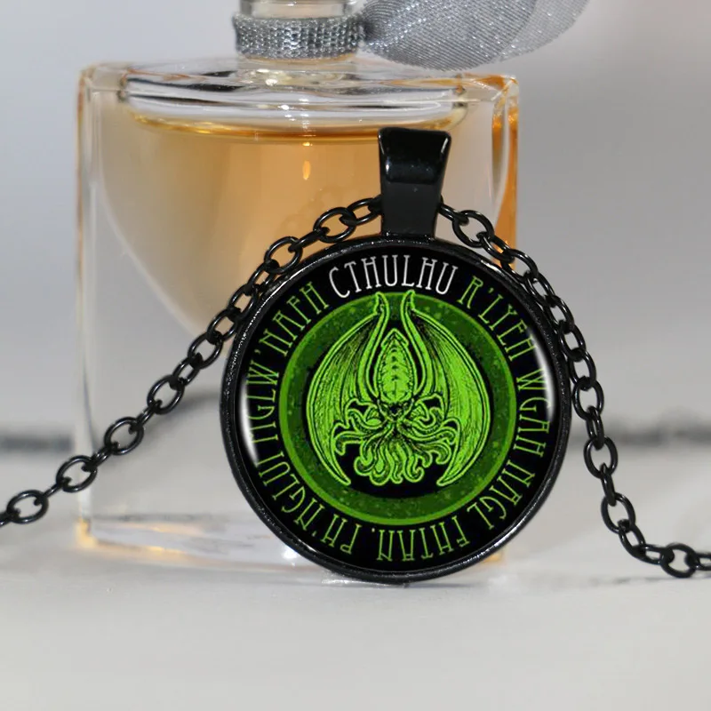 1 шт./лот модная подвеска Kraken Cthulhu и ожерелье с кабошоном винтажная длинная
