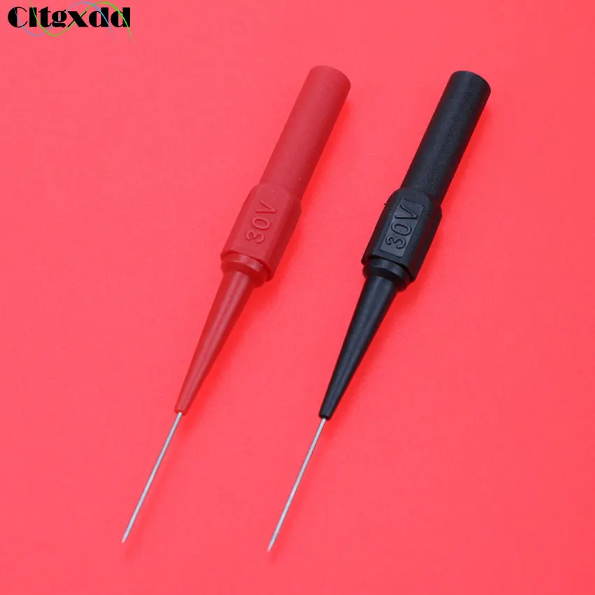 Cltgxdd 1PCS 4mm Jack Copper Test Lead Probe Stainless Steel Needle Multimeter Probes For Banana Plug | Обустройство дома