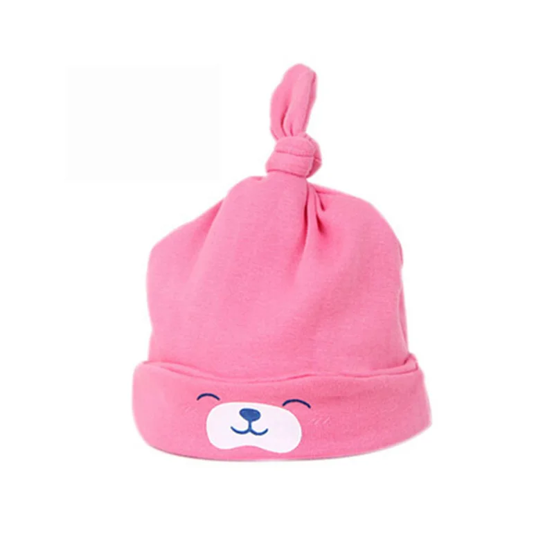 glittery sweet Cute Baby Hat Autumn Cartoon Newborn Caps Beanie Girls Boys Toddlers Cap Cotton Sleep Kids Headwear Hats | Детская одежда