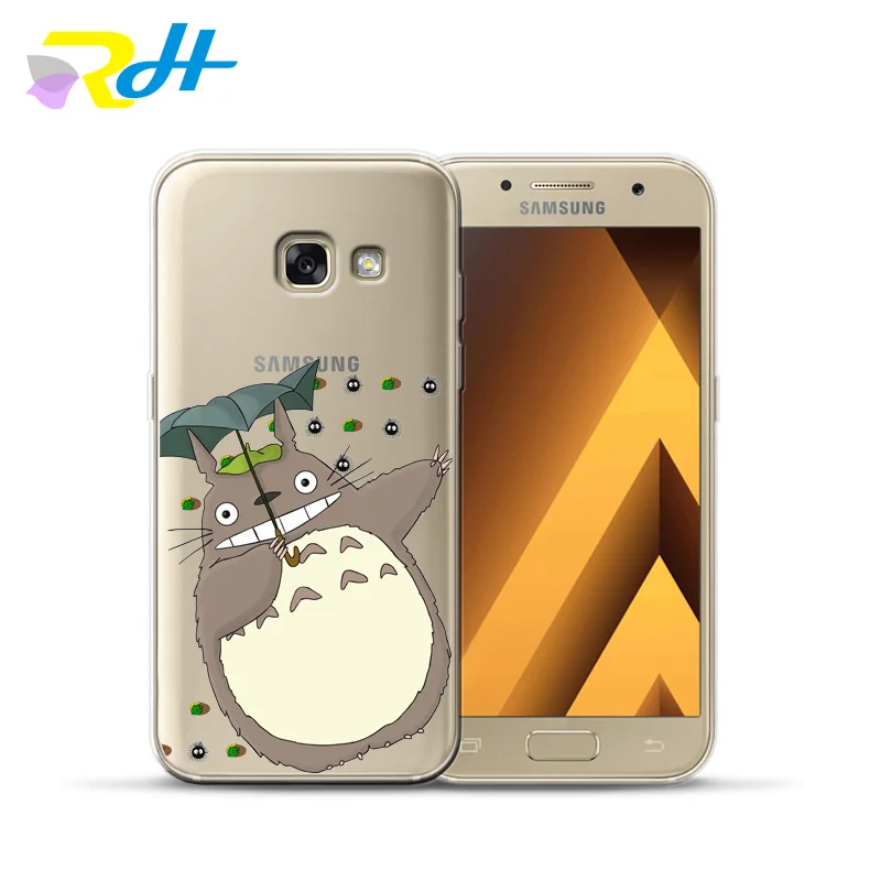 Мягкий чехол из ТПУ для samsung Galaxy A7, чехол Etui Cute Totoro для samsung Galaxy A10 20 30 40 50 70 A6 A8 Plus чехол - Цвет: 2
