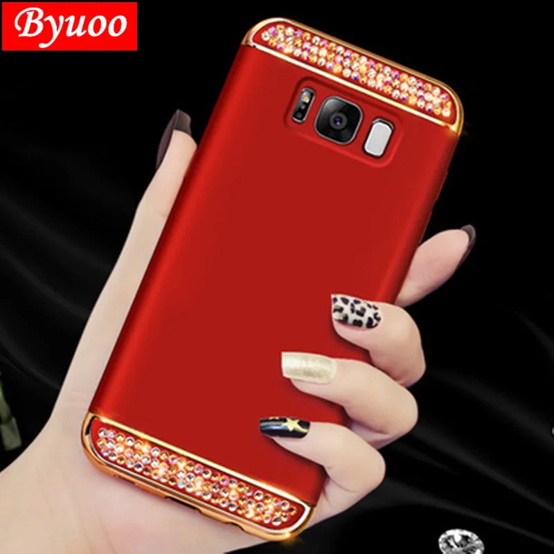 3 в 1 Гибридный Кристальный чехол для Samsung Galaxy S8 S9 A50 A6 A8 2018 J4 J6 Plus J3 J5 J7 Neo 2016 A3 A5 A7 2017