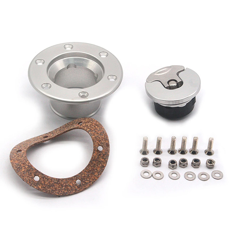 

Hot Alluminum Alloy Gas Fuel Tank Cap Door Gas Fuel Filler Cap Door Cover Bolt Mounting Race Rally Car Petrol Tank JLD