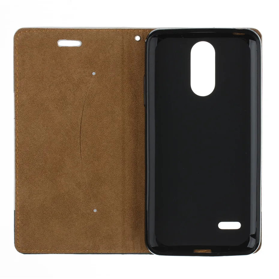 3D окрашенные Флип из искусственной кожи Кошелек слот для карты ремешок чехол LG