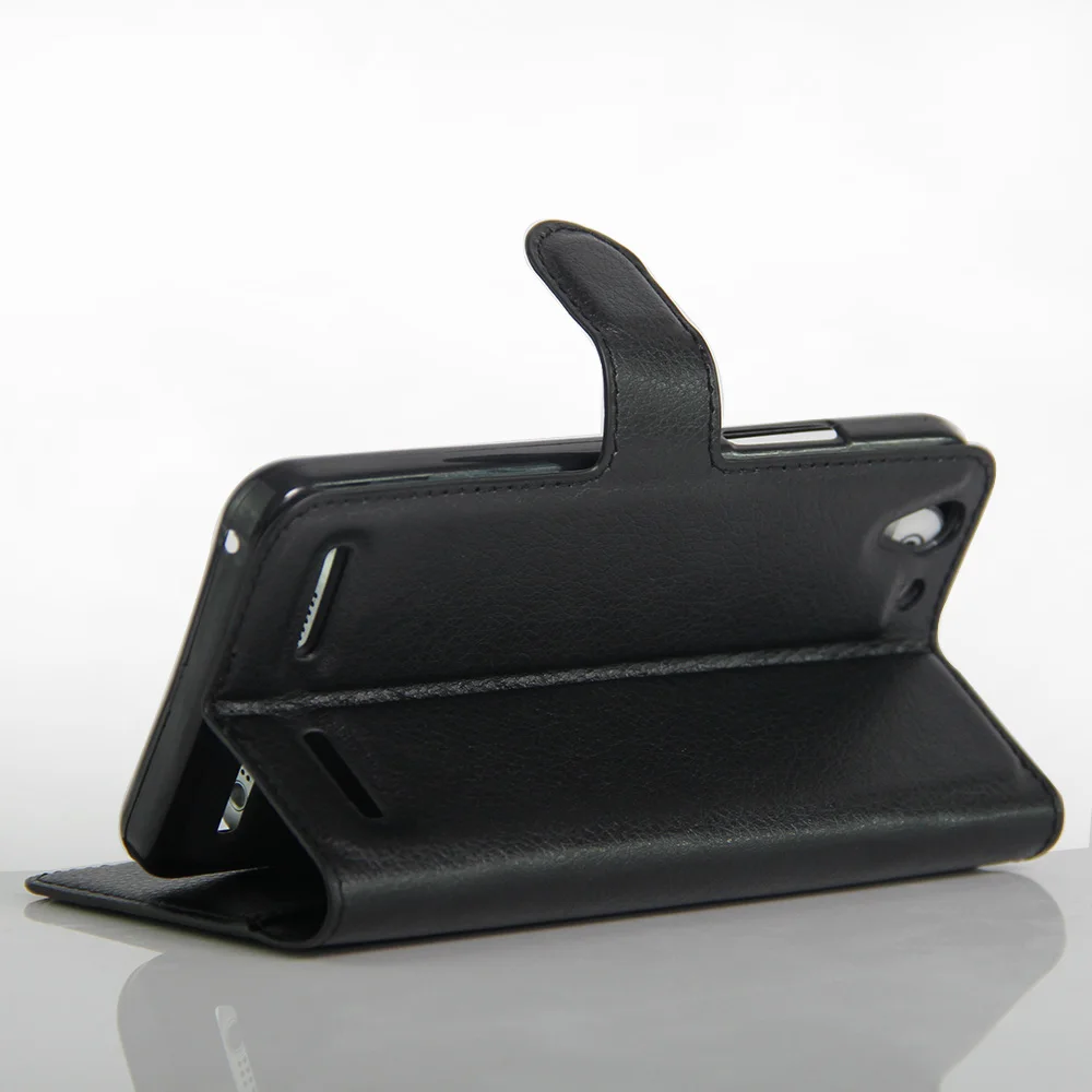 Модный кожаный чехол кошелек из зернистой кожи PU для lenovo K5 Plus A6020 защитный флип