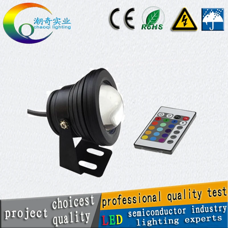 Подводный светодиодный светильник RGB 2 шт./лот 10 Вт 12 в перем. Тока Теплый Холодный