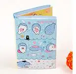 Прекрасный счастливый Океанский КИТ 6 складной Блокнот N Times Sticky Notes memo закладки для блокнота подарочные канцелярские товары - Цвет: blue