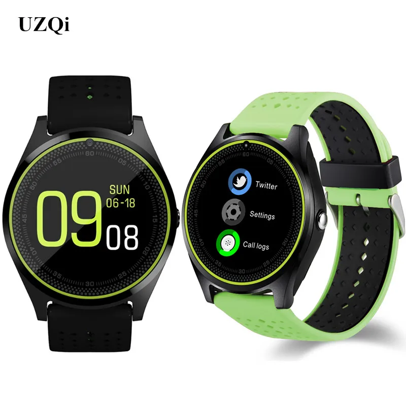 Uzqi смарт браслет сим карты TF Watch Sport Фитнес трекер Браслеты MP3 музыкальные часы